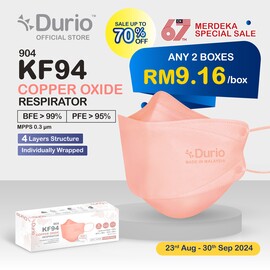 Durio 904 KF94 Respirator (Copper Oxide) - (10pcs)